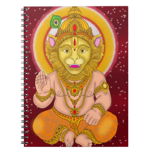 Lord Narsimha Notebook Notitieboek (Voorkant)