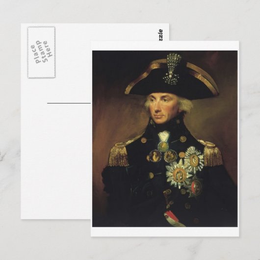Lord Nelson Briefkaart (Voorkant / Achterkant)