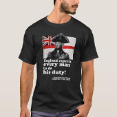 Lord Nelson heeft gezegd dat hij het juiste doet.. T-shirt (Voorkant)