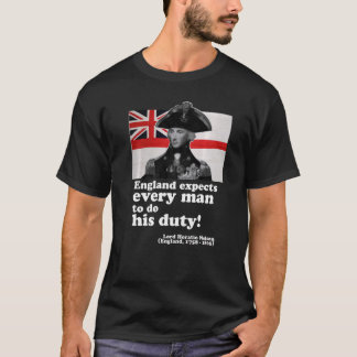 Lord Nelson heeft gezegd dat hij het juiste doet.. T-shirt