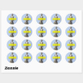 Lord Nelson - Magnificant - Pro foto Ronde Sticker (Vel)