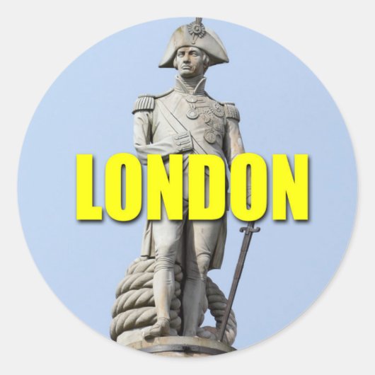 Lord Nelson - Magnificant - Pro foto Ronde Sticker (Voorkant)