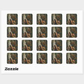 Lord Nithsdale, Escape van de toren Vierkante Sticker (Vel)