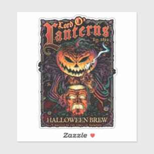 Lord O' Lanterns Die-Cut Sticker - Halloween Brouw