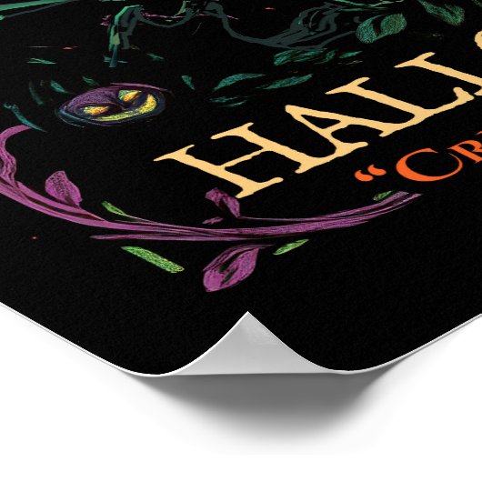 Lord O' Lanterns Poster - Halloween Brouwlabel (Hoek)