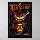 Lord O' Lanterns Poster - Halloween Brouwlabel (Voorkant)
