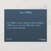 Lord of Atlantis Briefkaart (Achterkant)