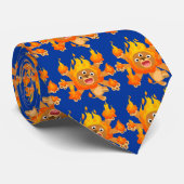 Lord of Fire! (schattige cartoon leeuw) Stropdas (Opgerold)