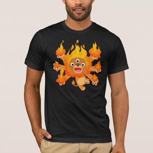 Lord of Fire! (schattige cartoon leeuw) T-Shirt (Voorkant)