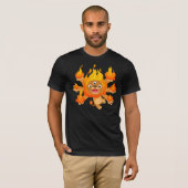 Lord of Fire! (schattige cartoon leeuw) T-Shirt (Voorkant volledig)