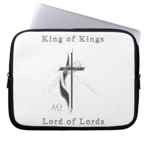 Lord of Lords Koning der Koningen Laptop Sleeve