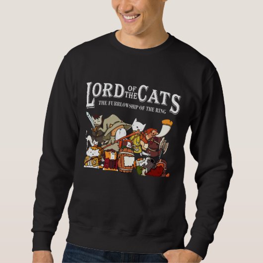 Lord of the Cats the overstromship of the Ring Fun Trui (Voorkant)
