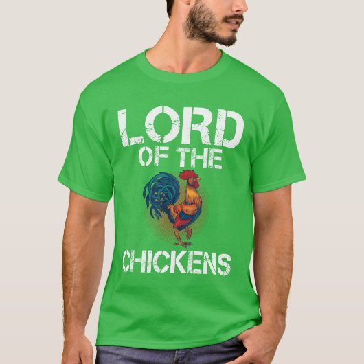Lord of the Chickens Chicken Whisperer Chicken Car T-shirt (Voorkant)