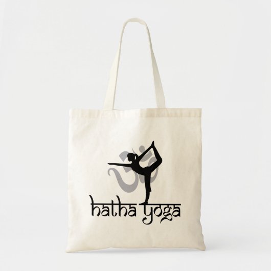 Lord of the Dance Pose Hatha Yoga Tote Bag (Voorkant)