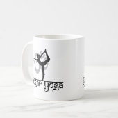 Lord of The Dance Pose Iyengar Yoga Gift Koffiemok (Voorkant links)