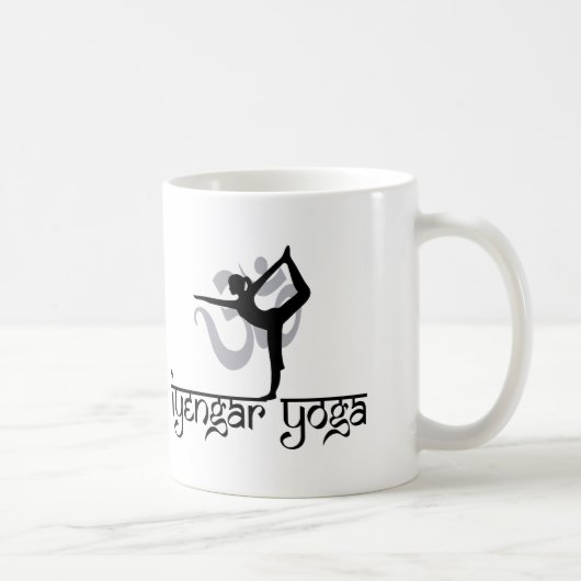 Lord of The Dance Pose Iyengar Yoga Gift Koffiemok (Rechts)
