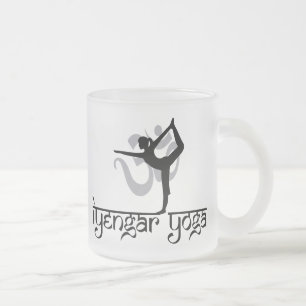 Lord of The Dance Pose Iyengar Yoga Gift Matglas Koffiemok