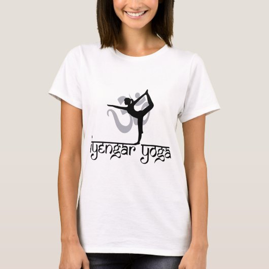 Lord of The Dance Pose Iyengar Yoga T-Shirt (Voorkant)