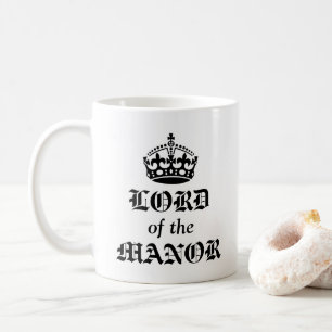 Lord of the manor Crown themed Koffiemok
