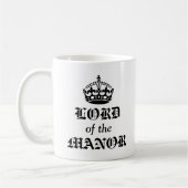 Lord of the manor Crown themed Koffiemok (Links)