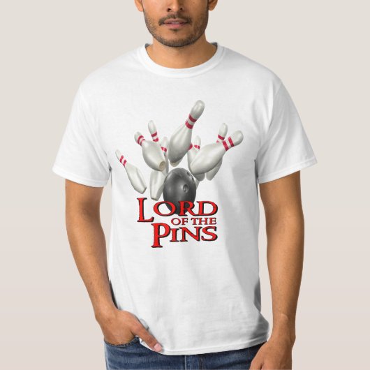 Lord of the Pins Bowling T-shirt (Voorkant)