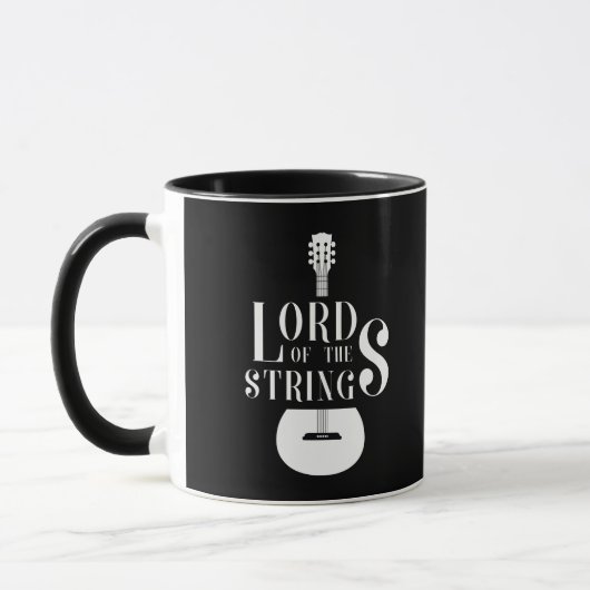 Lord Of The String Guitar TShirt Mok (Links)