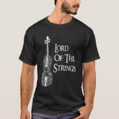 lord of the strings t-shirt (Voorkant)