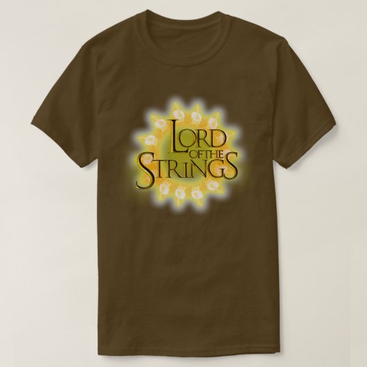 Lord of the Strings Violin and Cello Musician Gift T-shirt (Design voorkant)