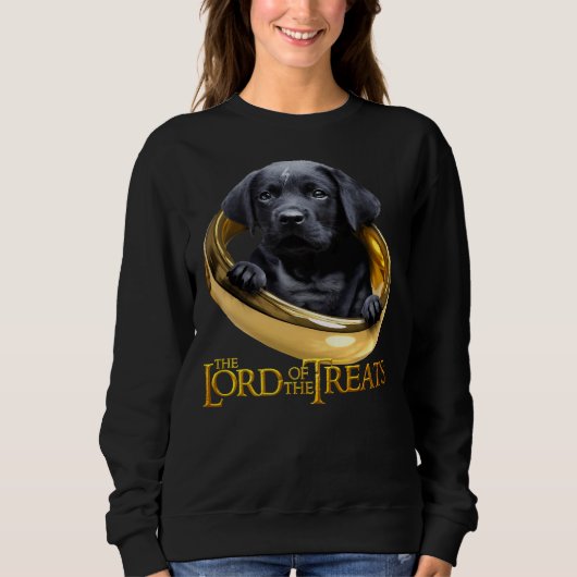 Lord of the Tres Black Labrador Puppy Trui (Voorkant)