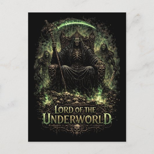 Lord of the Underworld Briefkaart (Voorkant)