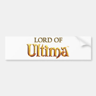 Lord of Ultima Logo Bumpersticker