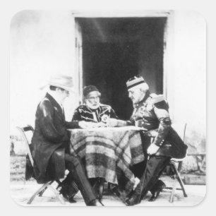Lord Raglan, Omar Pasha en General Pelissier, Vierkante Sticker