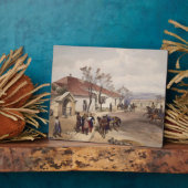 Lord Raglan's Head Quarters in Khutur Karagatch, p Fotoplaat (Zijkant)