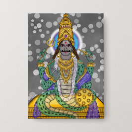 Lord Rahu Knop Badge Button