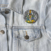 Lord Rahu Knop Badge Ronde Button 5,7 Cm (In situ)