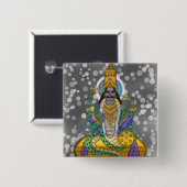 Lord Rahu Knop Badge Vierkante Button 5,1 Cm (Voorkant /achterkant)