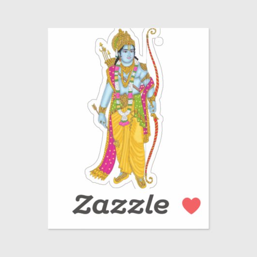 Lord Ram StickerLord Ram Sticker (Vel)