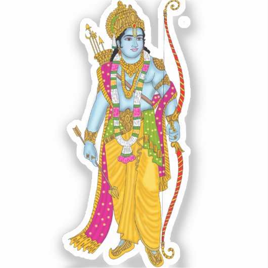 Lord Ram StickerLord Ram Sticker (Voorkant)