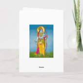Lord Ram Wenskaart – Goddelijke Muurkunst Kaart (Achterkant)