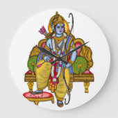 Lord Rama Clock Grote Klok (Voorkant)