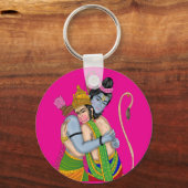 Lord Rama & Hanuman Keychain (Voorkant)