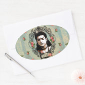 Lord Rama Indian Bollywood Yoga Meditation God Ovale Sticker (Envelop)