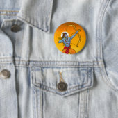 Lord Rama-knop Ronde Button 5,7 Cm (In situ)