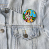 Lord Rama-knop Ronde Button 5,7 Cm (In situ)