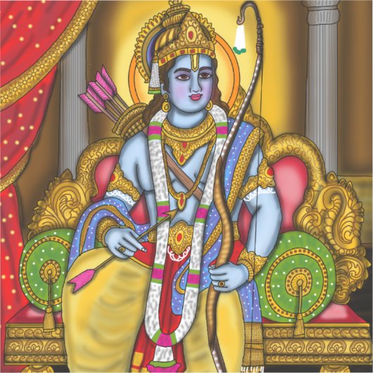 Lord Rama Stickers (Voorkant)