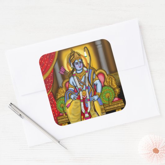 Lord Rama Stickers (Envelop)