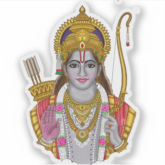 Lord Rama Stickers (Voorkant)