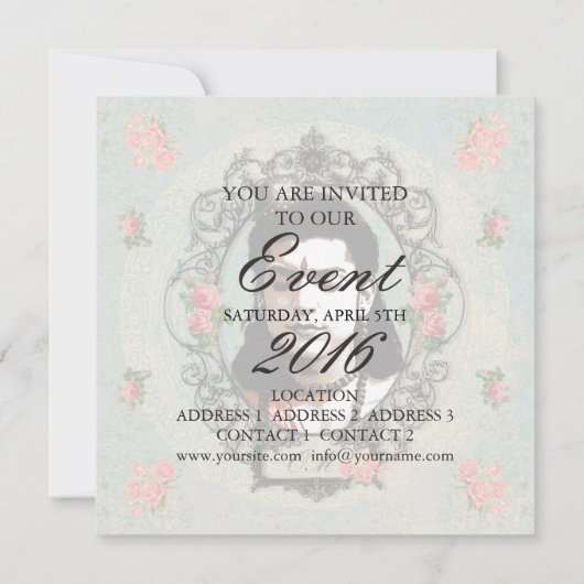 Lord Rama - UitnodigingsKaart Kaart (Achterkant)