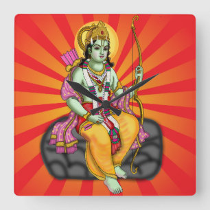 Lord Rama wandklok