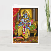 Lord Rama Wenskaart Kaart (Achterkant)